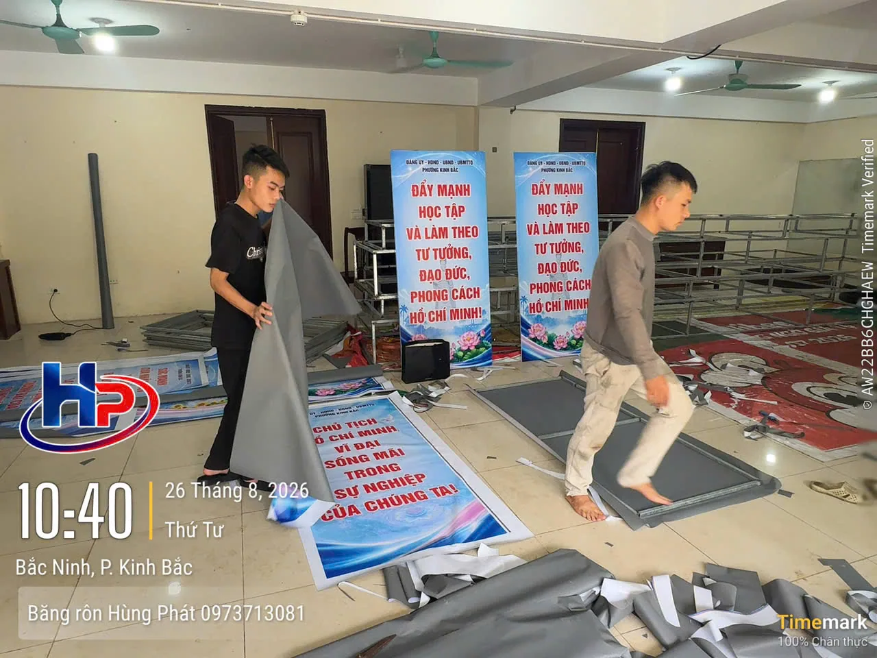 Phướn cổ động phường Kinh Bắc, Bắc Ninh